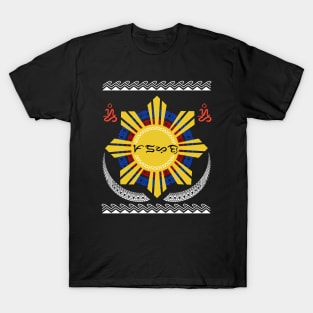 Philippine Sun / Badlit word Padayon (to Continue) T-Shirt